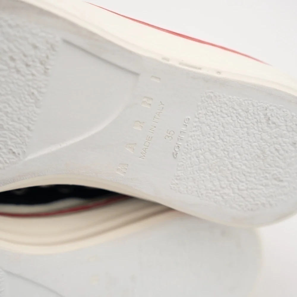 Marni. New! Graffiti Flatform Lace-Up‎ Sneakers.